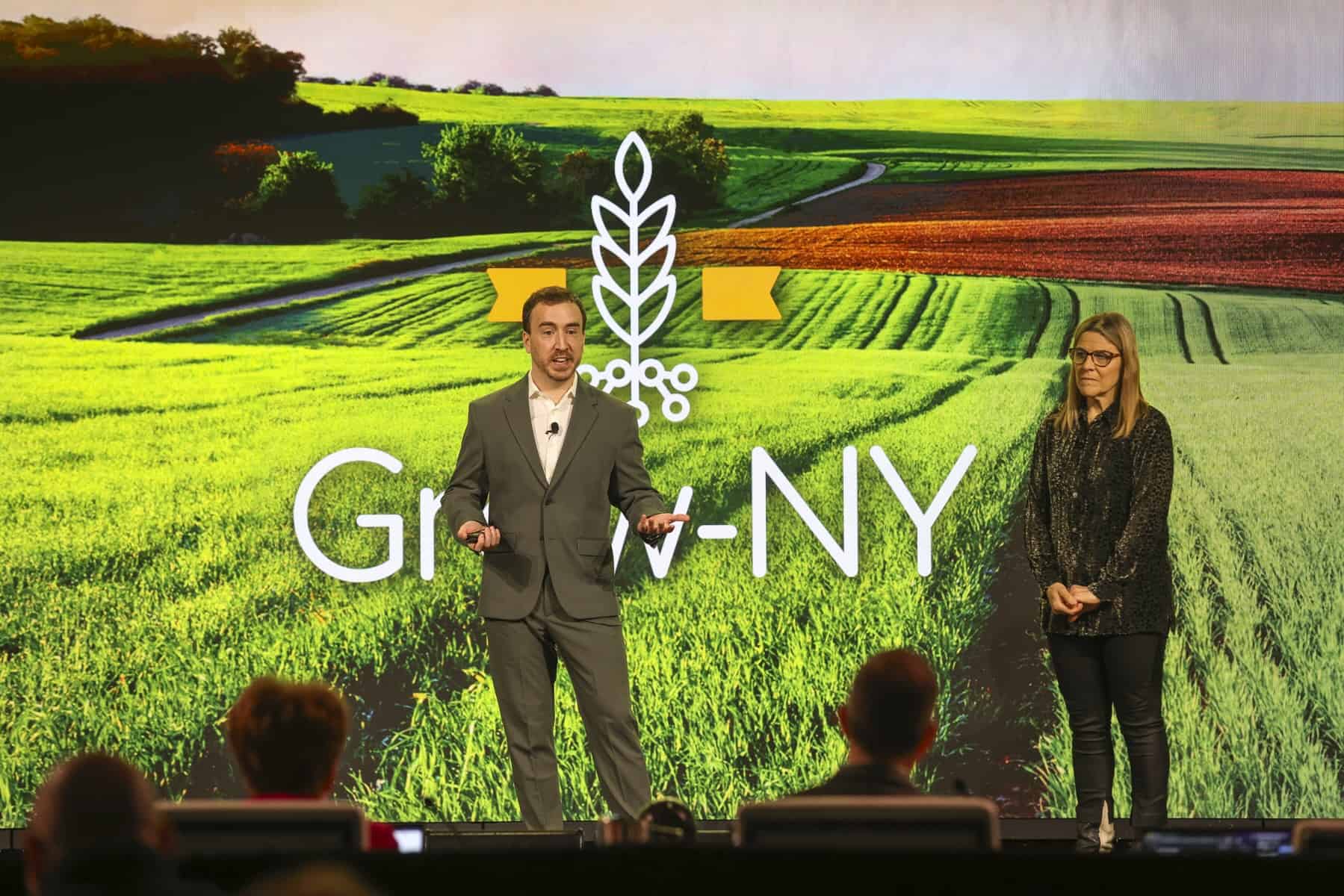 Unibaio pitching at the 2024 Grow-NY Summit